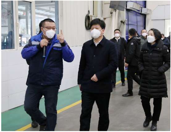 山東省發(fā)改委黨組成員、副主任胡薄一行調(diào)研賽輪集團