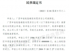 廣西申桂輪胎落幕，企業(yè)管理問題引關(guān)注